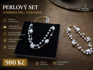 Perlový set – náhrdelník a náramek